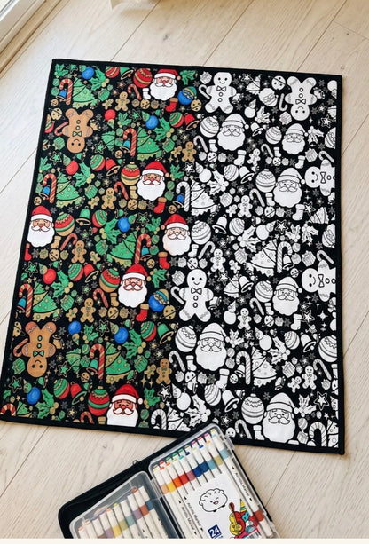 Christmas Coloring Blanket