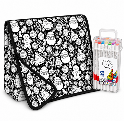 Christmas Coloring Blanket